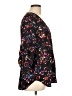 Yumi Kim 100% Polyester Black 3/4 Sleeve Blouse Size L - photo 4
