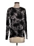 Aqua 100% Cashmere Tie-dye Black Cashmere Pullover Sweater Size S - photo 1