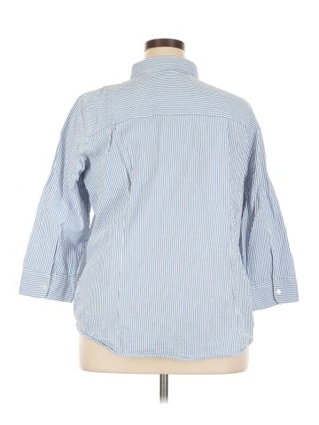 L.L.Bean 3/4 Sleeve Button-Down Shirt (view 2)