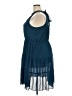 Kirundo 100% Polyester Solid Blue Casual Dress Size XXL - photo 5