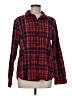 L.L.Bean Plaid Red Long Sleeve Button-Down Shirt Size M - photo 1