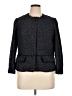 Ann Taylor Tweed Blue Jacket Size 16 Petite - photo 1