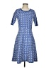 Talbots Argyle Blue Casual Dress Size S - photo 1