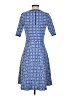 Talbots Argyle Blue Casual Dress Size S - photo 2