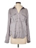 Cloth & Stone Metallic Gray Long Sleeve Button-Down Shirt Size S - photo 1