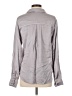 Cloth & Stone Metallic Gray Long Sleeve Button-Down Shirt Size S - photo 2