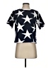 Dudley Stephens 100% Polyester Stars Blue Sweatshirt Size XS - photo 1
