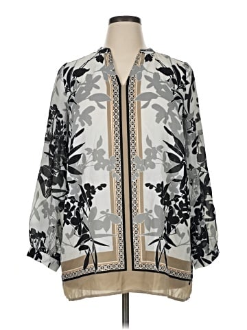 Roaman's Long Sleeve Blouse (view 1)