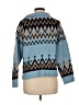 CeCe Blue Long Sleeve Top Size M - photo 2
