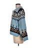CeCe Blue Long Sleeve Top Size M - photo 5