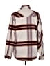 Bershka Plaid Purple Jacket Size L - photo 2