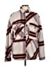 Bershka Plaid Purple Jacket Size L - photo 1