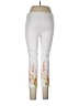 Charter Club Graphic White Active Pants Size 6 - photo 2