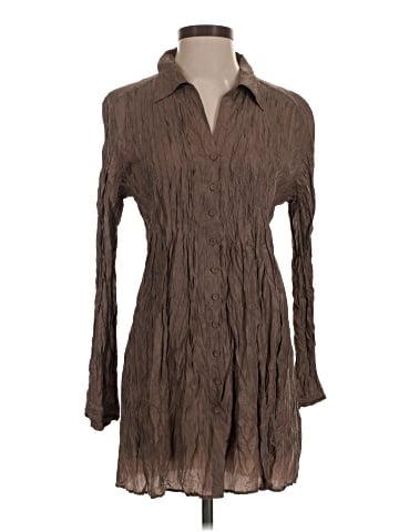 Gerard Darel Long Sleeve Silk Top (view 1)