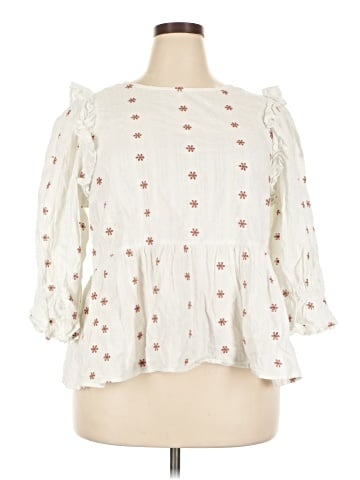 Universal Thread 3/4 Sleeve Blouse (view 1)