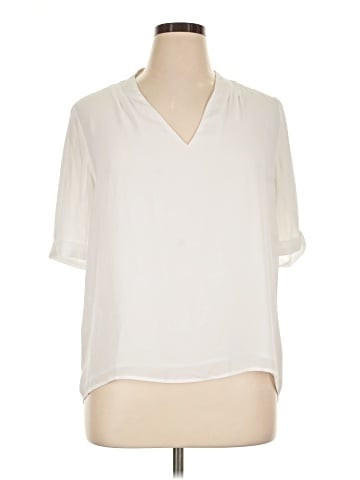 Calvin Klein Short Sleeve Blouse (view 1)