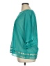 Forgotten Grace 100% Polyester Teal 3/4 Sleeve Blouse Size XL - photo 5