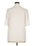 Calvin Klein 100% Polyester Ivory Short Sleeve Blouse Size XL - photo 2