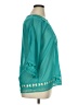 Forgotten Grace 100% Polyester Teal 3/4 Sleeve Blouse Size XL - photo 4