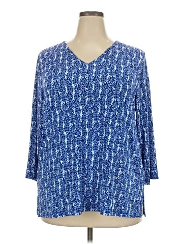 Travelers by Chico's 3/4 Sleeve Blouse (view 1)