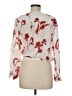 Parker Ivory 3/4 Sleeve Silk Top Size M - photo 2