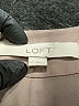 Ann Taylor LOFT 100% Polyester Tan Long Sleeve Blouse Size L - photo 7