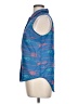 L'Amour Nanette Lepore 100% Polyester Blue Sleeveless Blouse Size L - photo 5