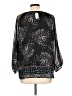 One September Black 3/4 Sleeve Blouse Size L - photo 2