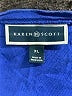 Karen Scott Blue 3/4 Sleeve Top Size XL - photo 7
