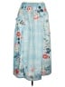 Unbranded Floral Blue Denim Skirt Size XXL - photo 1