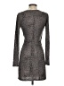 Three Dots 100% Viscose Animal Print Gray Cocktail Dress Size XS - photo 2