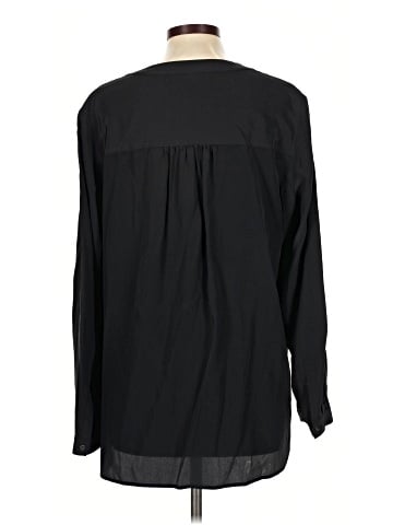 Diane von Furstenberg Long Sleeve Silk Top (view 2)