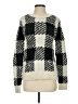 J.Crew Factory Store Checkered-gingham Ivory Pullover Sweater Size XS - photo 1