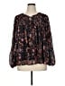 Grace + Karma 100% Polyester Black Long Sleeve Blouse Size 1X - photo 1