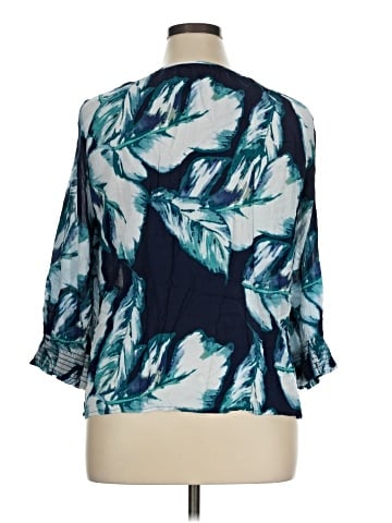 NY Collection 3/4 Sleeve Blouse (view 2)