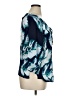 NY Collection 100% Rayon Blue 3/4 Sleeve Blouse Size 1X - photo 4
