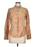 J.Crew Collection 100% Cotton Paisley Orange Long Sleeve Button-Down Shirt Size 8 - photo 1