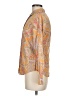 J.Crew Collection 100% Cotton Paisley Orange Long Sleeve Button-Down Shirt Size 8 - photo 5