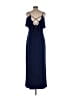 Laundry by Shelli Segal 100% Polyester Blue Cocktail Dress Size 12 - photo 2