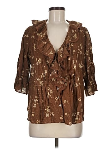 By Anthropologie 3/4 Sleeve Blouse (view 1)