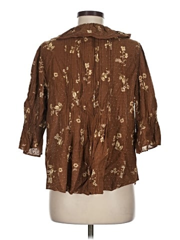 By Anthropologie 3/4 Sleeve Blouse (view 2)