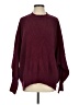 Free People Solid Burgundy Pullover Sweater Size XS - photo 1