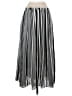 Vince Camuto 100% Polyester Stripes Silver Casual Skirt Size S - photo 2