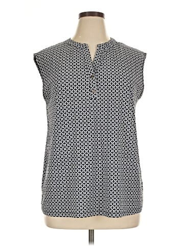 Anne Klein Sleeveless Blouse (view 1)