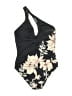 Sanctuary Floral Black One Piece Swimsuit Size L - photo 2