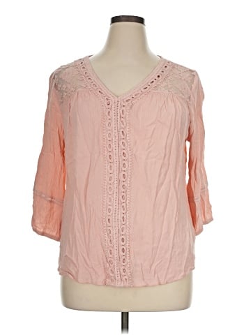 New Directions 3/4 Sleeve Blouse (view 1)