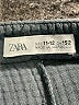 Zara Houndstooth Gray Dress Pants Size 11 - 12 - photo 3