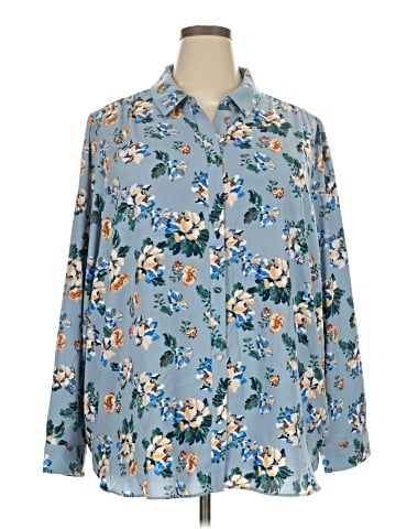 LC Lauren Conrad Long Sleeve Blouse (view 1)