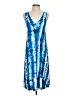 Three Dots Tie-dye Blue Casual Dress Size S - photo 1