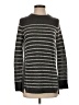 Rebecca Taylor 100% Cashmere Stripes Gray Cashmere Pullover Sweater Size S - photo 1